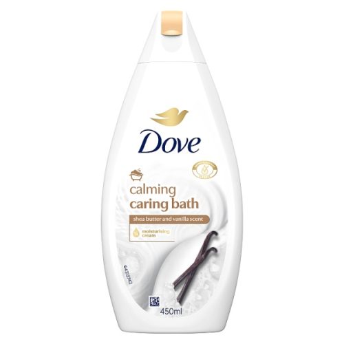 Dove Bain Moussant Apaisant et Nourrissant au Beurre de Karité et Vanille 450 ml