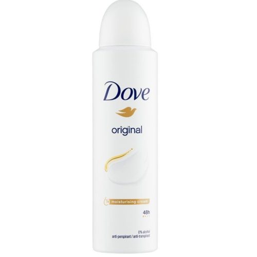Dove Déodorant Spray Anti Transpirant Original 48H Sans Alcool 150 ml