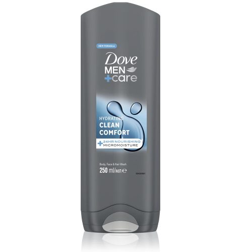 Dove Men Care Clean Comfort Gel de Douche 3in1 Hydratant 250 ml