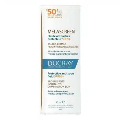Ducray Melascreen Fluide Antitaches Protecteur SPF50+ 50 ml