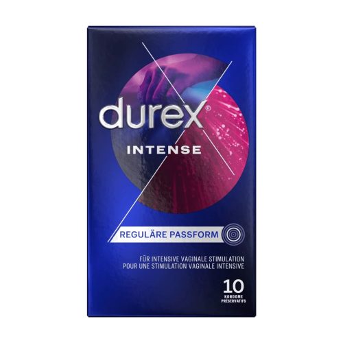 Durex Préservatifs Intense Largeur 56mm 10 pièces