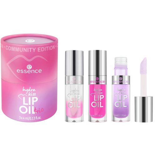 Essence Coffret Cadeau Trio d'Huiles à Lèvres Hydra Kiss 3 x 4 ml