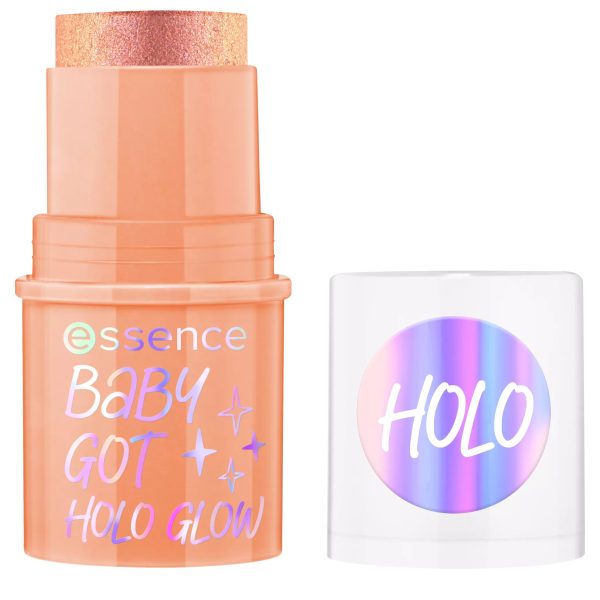 Essence Stick Illuminateur BABY GOT HOLO GLOW 10 Holy Apricotly 5 g