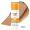 Eucerin Sun Protection Oil Control SPF50+ Gel Crème Teintée Médium 50 ml
