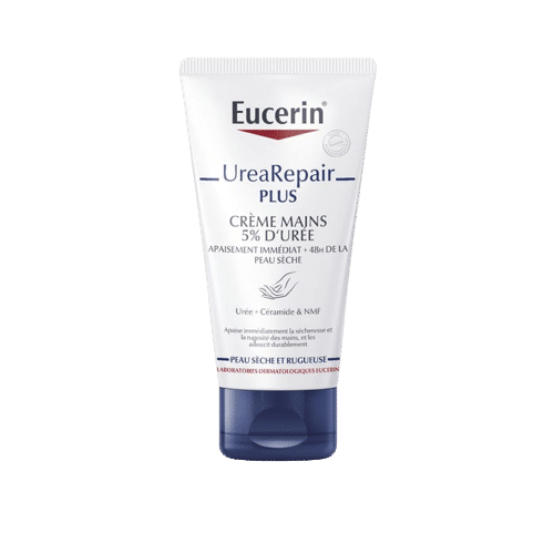 Eucerin UREAREPAIR PLUS Crème Mains 5 % d’Urée Peaux Sèches 75ml