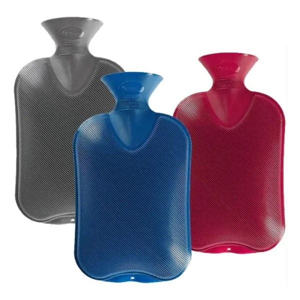 Fashy Bouillotte Anthracite à Eau Rainure Double 2l – 32 cm 1 piece