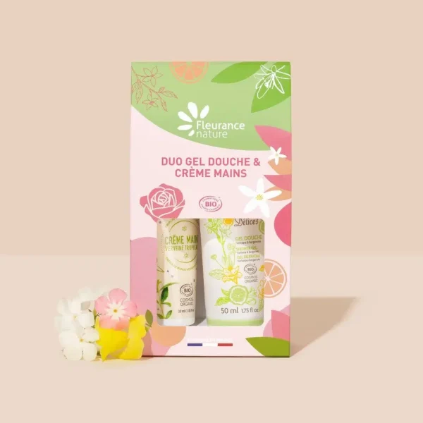 Fleurance Nature Coffret Duo Gel Douche et Crème Mains Verveine