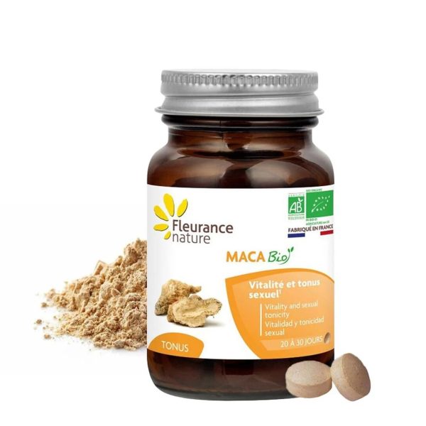 Fleurance Nature Complément Alimentaire Maca Bio Vitalité et Tonus Sexuel 60 comprimes