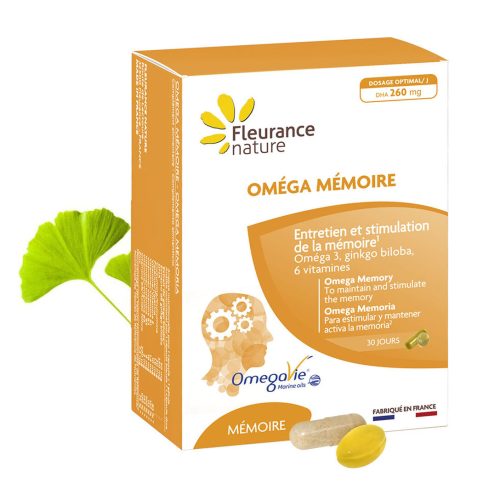 Fleurance Nature Complément Alimentaire Oméga Mémoire 30 gélules