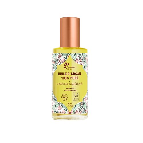 Fleurance Nature Huile d'Argan Pure et Bio Multi Usages 50 ml