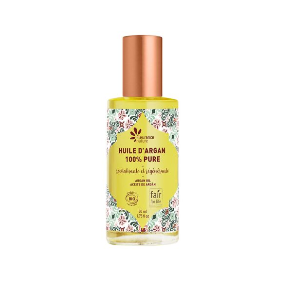 Fleurance Nature Huile d'Argan Pure et Bio Multi Usages 50 ml