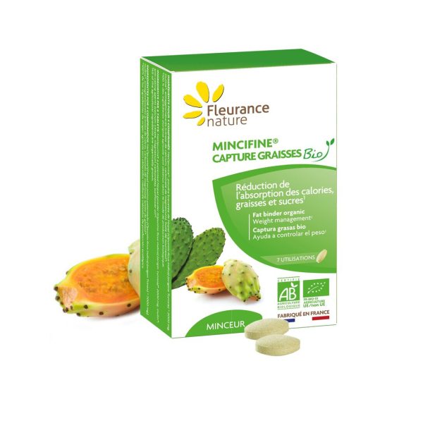 Fleurance Nature Mincifine Capture Graisses Bio Complément Alimentaire Boîte de 28 comprimés.