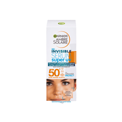Garnier Ambre Solaire Sérum Ultra-léger et Invisible Spf50 Sans Parfum 30 ml