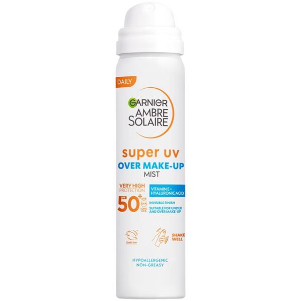 Garnier Ambre Solaire Brume sur Maquillage Protection UV Spf50 75ml