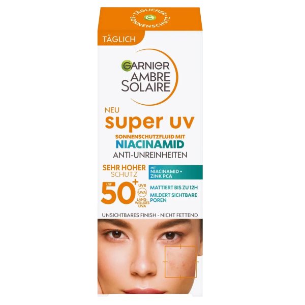 Garnier Fluide Solaire Spf50 Anti Imperfections Super UV 40 ml