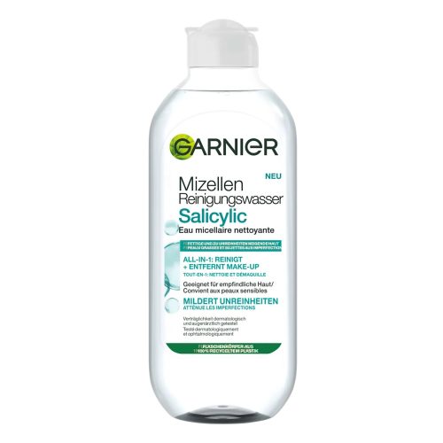 Garnier Eau Micellaire à l'Acide Salicylique Peaux Grasses 400ml