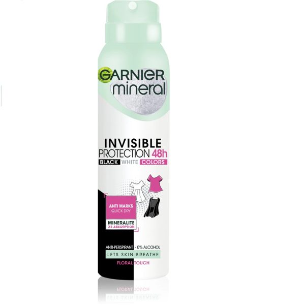 Garnier Mineral Invisible Spray Anti-Transpirant 150ml