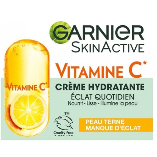 Garnier Skin Active Bio Glow à la Vitamine C Crème de Jour Hydratante Éclat Et Uniformité 50 ml