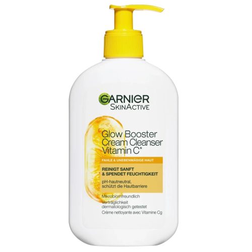 Garnier Skin Active Vitamin C Crème Nettoyant Illuminateur Visage 250 ml