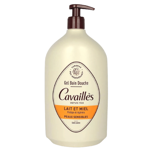 Cavaillès Gel Surgras Bain Et Douche Lait Et Miel 1L