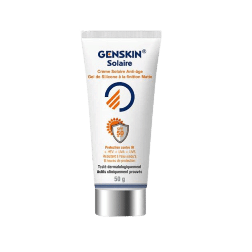 Genskin Crème Solaire Spf50 Finition Mat et Anti Age 50 ml
