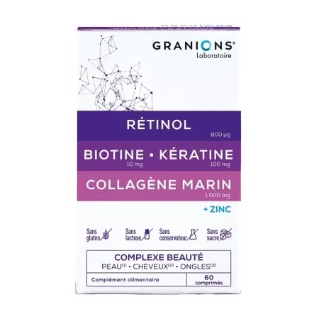 Granions Complexe Beauté Peau Cheveux Ongles 60 Comprimé