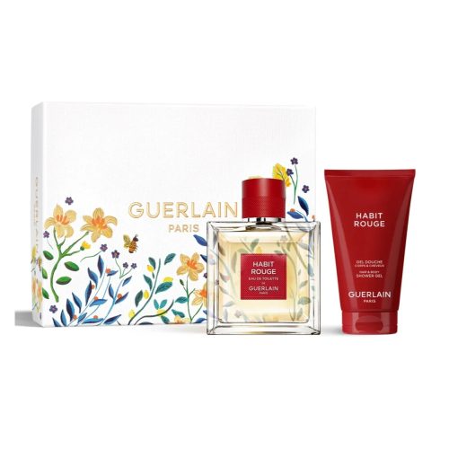 GUERLAIN Habit Rouge coffret cadeau pour homme Eau de Toilette 100 ml + gel de douche 75 ml
