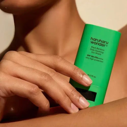 HaruHaru Wonder Stick Solaire Spf50 au Bamboo Noir Apaisant 20 g