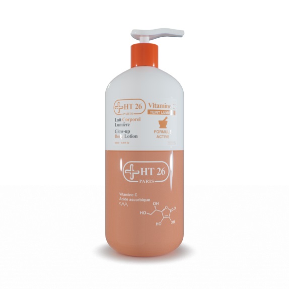 Ht26 Lait Corporel Lumière Vitamine C Éclat Intense 500 ml