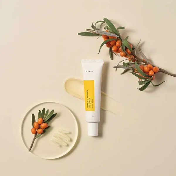 IUnik Crème Contour Yeux Vitaminée Illuminatrice à la Propolis Visage et Yeux 30 ml