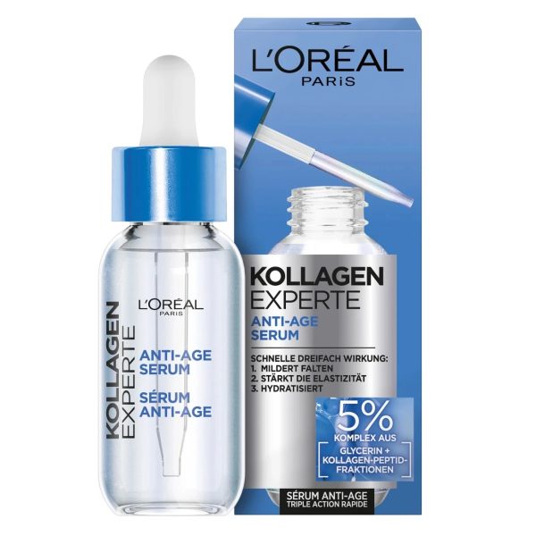 L’Oréal Sérum Anti Âge Collagène Experte Triple Action Rapide 30 ml