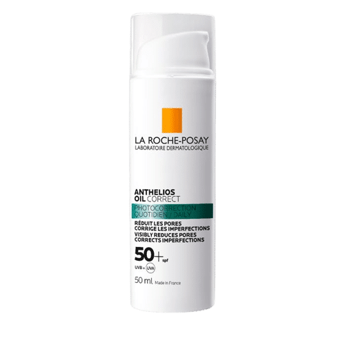 La Roche-Posay ANTHELIOS OIL CORRECT – SPF50+ Crème Solaire Quotidienne Photocorrection Matifiante 50ml