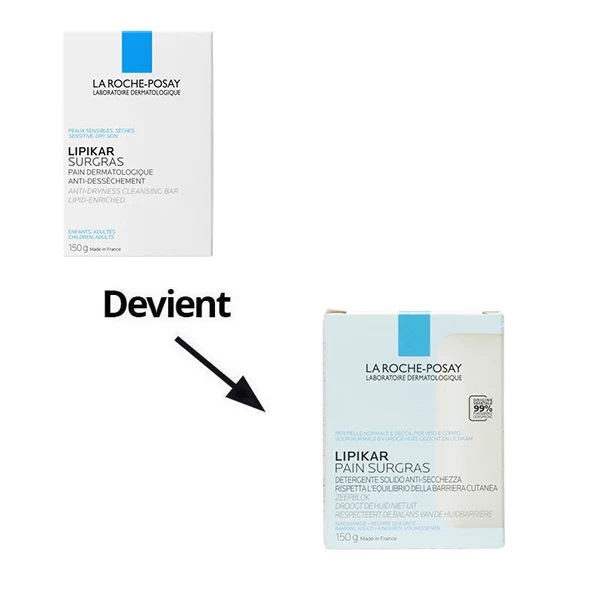 La Roche Posay Lipikar Surgras Pain Physiologique Anti Dessèchement 150g