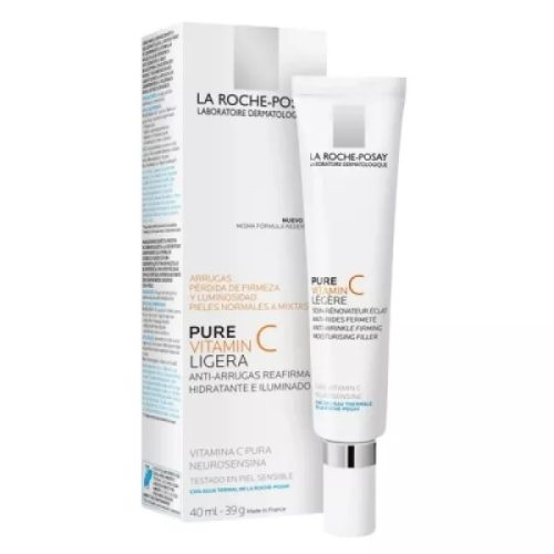 La Roche Posay Redermic C Pure Vitamin C Légère Soin Rénovateur Eclat Anti Rides Fermeté 40ml