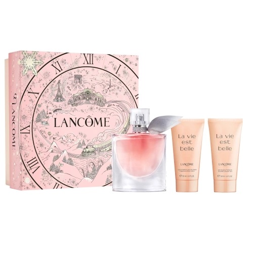 Lancôme La Vie Est Belle Coffret Eau de Parfum Edition Limitée Noël EDP 50ml+BL 50ml+SG 50ml