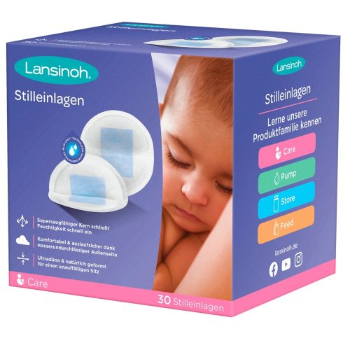 Lansinoh Coussinets d'Allaitement Ultra Minces 30 pièces
