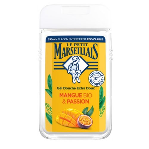 Le Petit Marseillais Gel Douche Extra Doux Mangue Bio et Passion 250 ml
