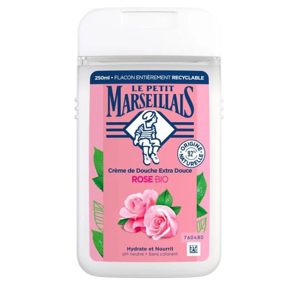 Le Petit Marseillais Douche Crème Hydratante à la Rose Provence 250 ml
