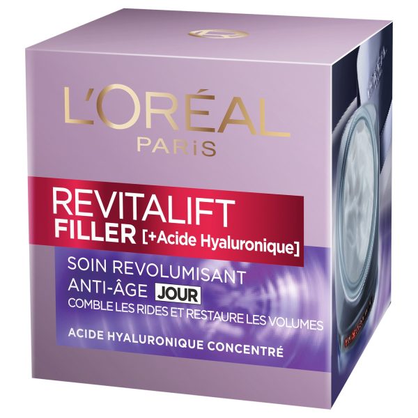 L'Oréal Crème de Jour Anti Âge Anti Rides Acide Hyaluronique 50 ml