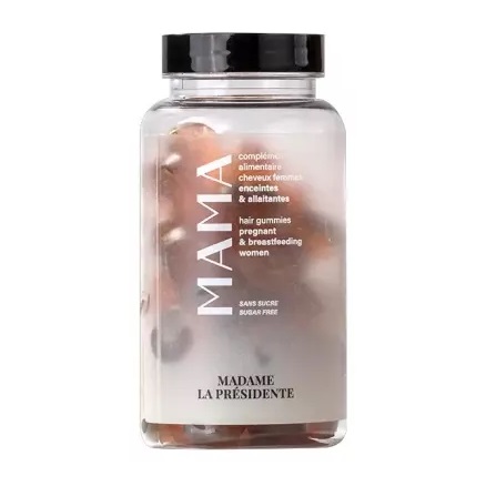 Madame La Présidente Mama Cheveux Femmes Enceintes Et Allaitantes 60 Gummies Sans Sucre Pousses De Cheveux
