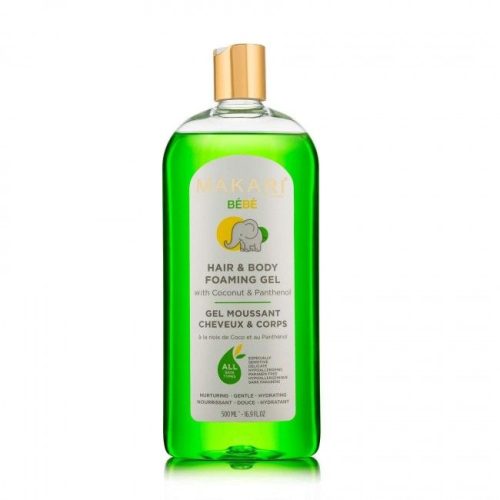 Makari Bébé Gel Moussant Cheveux et Corps 500 ml
