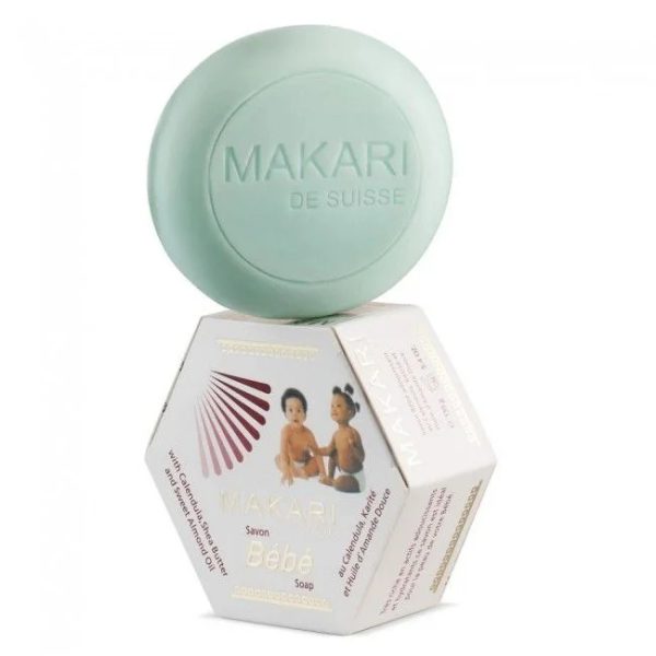 Makari Bébé Savon au Calendula et Beurre de Karité 155 g