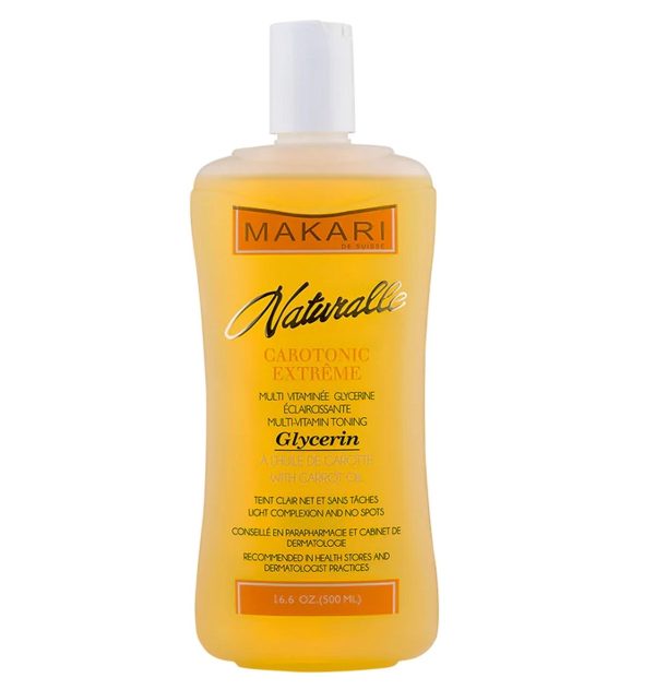 Makari Naturalle Glycérine Éclaircissant Extrême à l'Huile de Carotte 500 ml