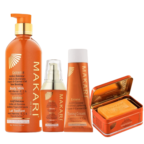 Makari Extreme Argan Et Carotte : Gamme de Soin Éclaircissant Illuminant Et Raffermissant