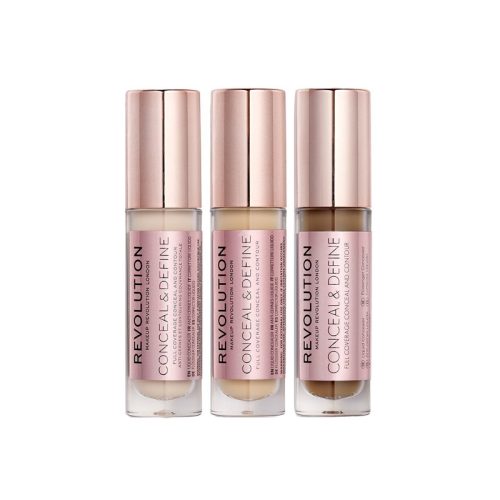 Makeup Revolution Conceal and Define Correcteur Liquide Visage et Contour Yeux 4 g