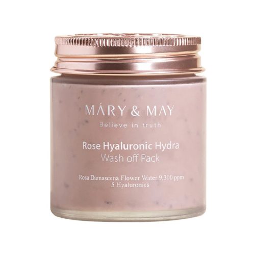 Mary and May Masque à l'Eau de Rose et Acide Hyaluronique 125 ml