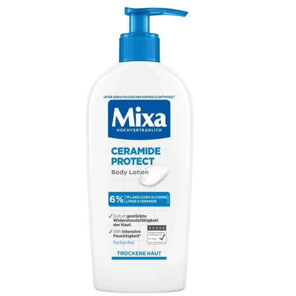 MIXA Ceramide Protect Lait corporel Peaux Sèches à très Sèches 400 ml