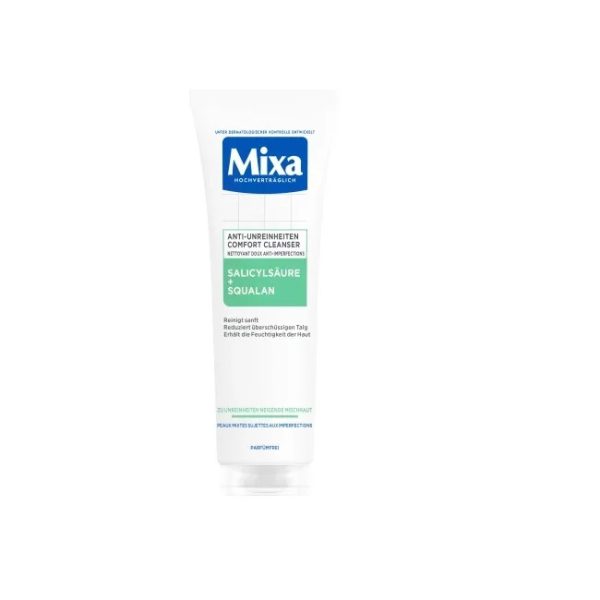 Mixa Nettoyant Confort Anti Imperfections Acide Salicylique Squalane150 ml