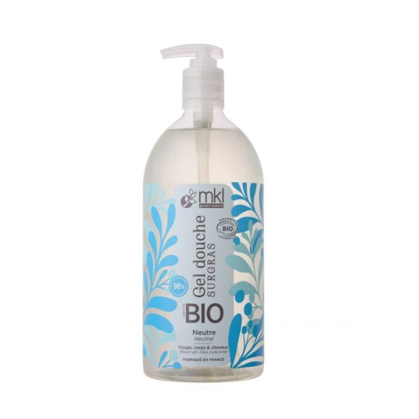 MKL Gel douche certifié BIO Neutre 0% SANS PARFUM 1L