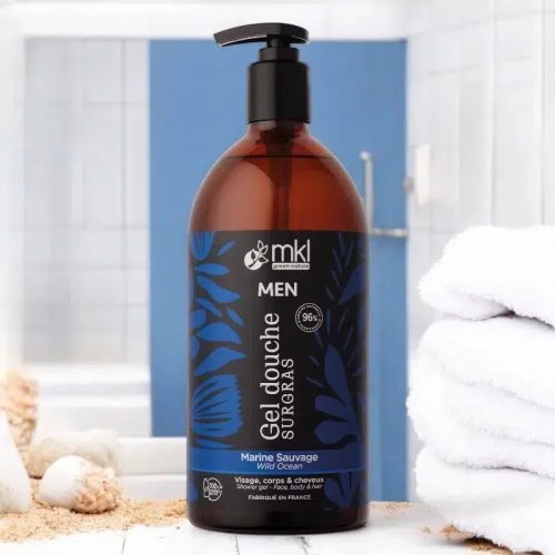 MKL Gel douche Homme Marine sauvage 1L
